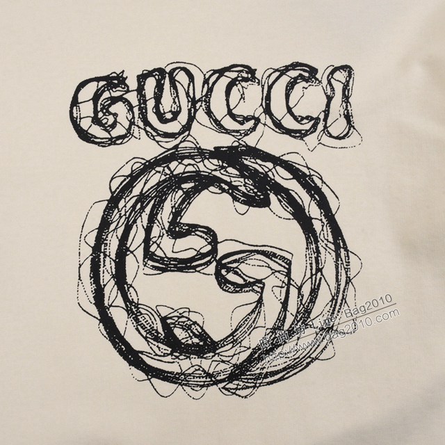 Gucci古奇專櫃古馳2023FW新款印花圓領衛衣 男女同款 tzy3068